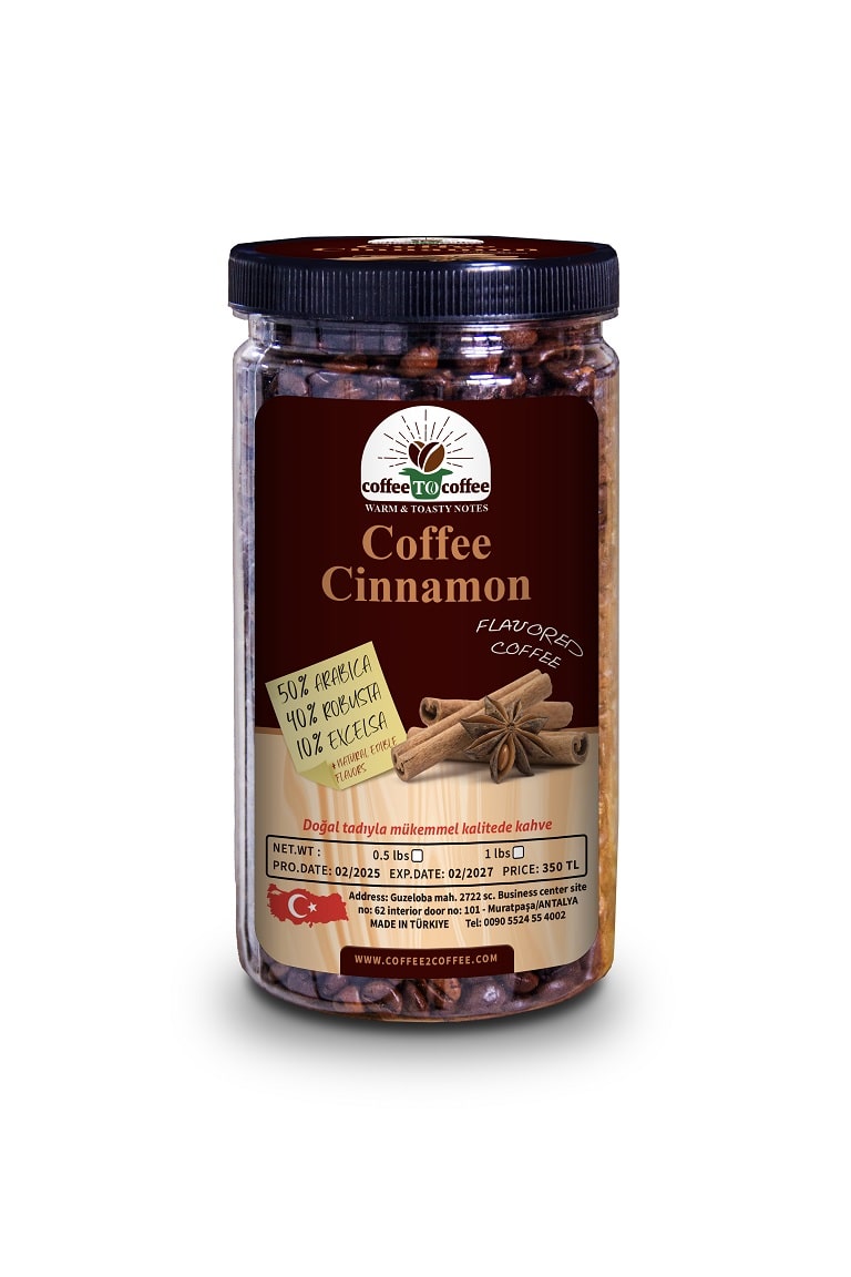 قهوه با طعم دارچین 500 گرم